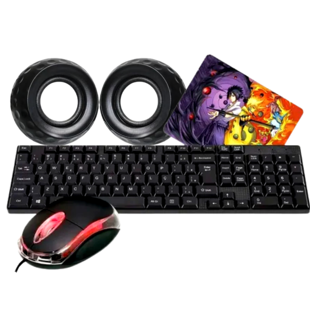 Kit Mouse Usb Exbom Caixinha De Som P/ Pc Usb e Mousepad Exbom | Shopee ...