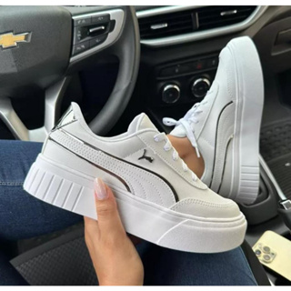 Tenis Feminino Puma Branco, Detalhe Na Lateral, Casual, Academia Puma  Caminhada Promoção Imperdível, Tênis Feminino Usado 90536155