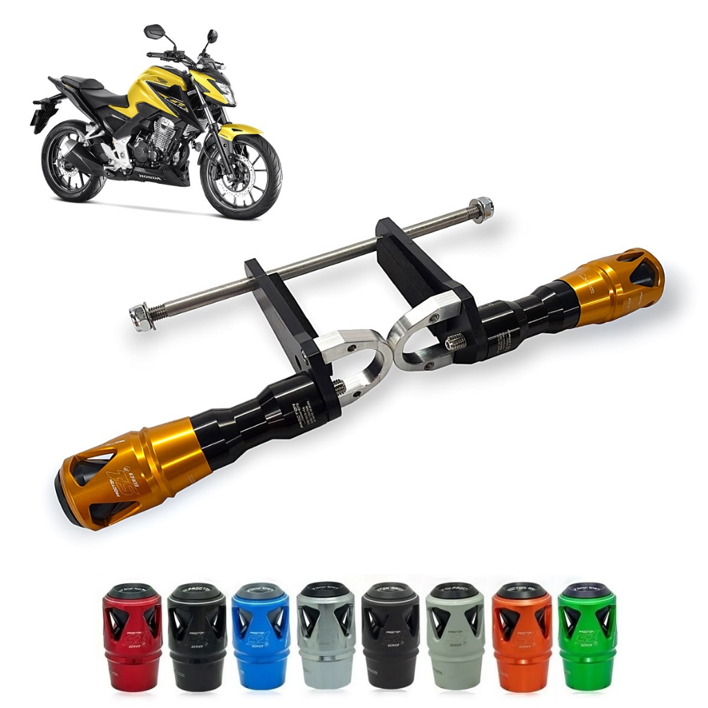 Slider Dianteiro Protetor Motor S1 Procton Racing Honda CB300F Twister
