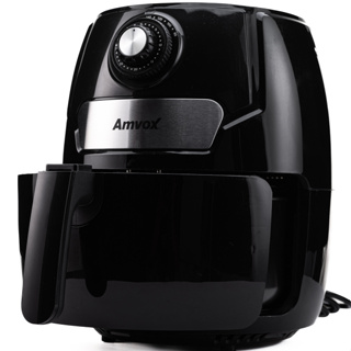 Air Fryer Fritadeira Elétrica Sem Oleo Preto 4,5 Litros ARF1245 1400W Amvox