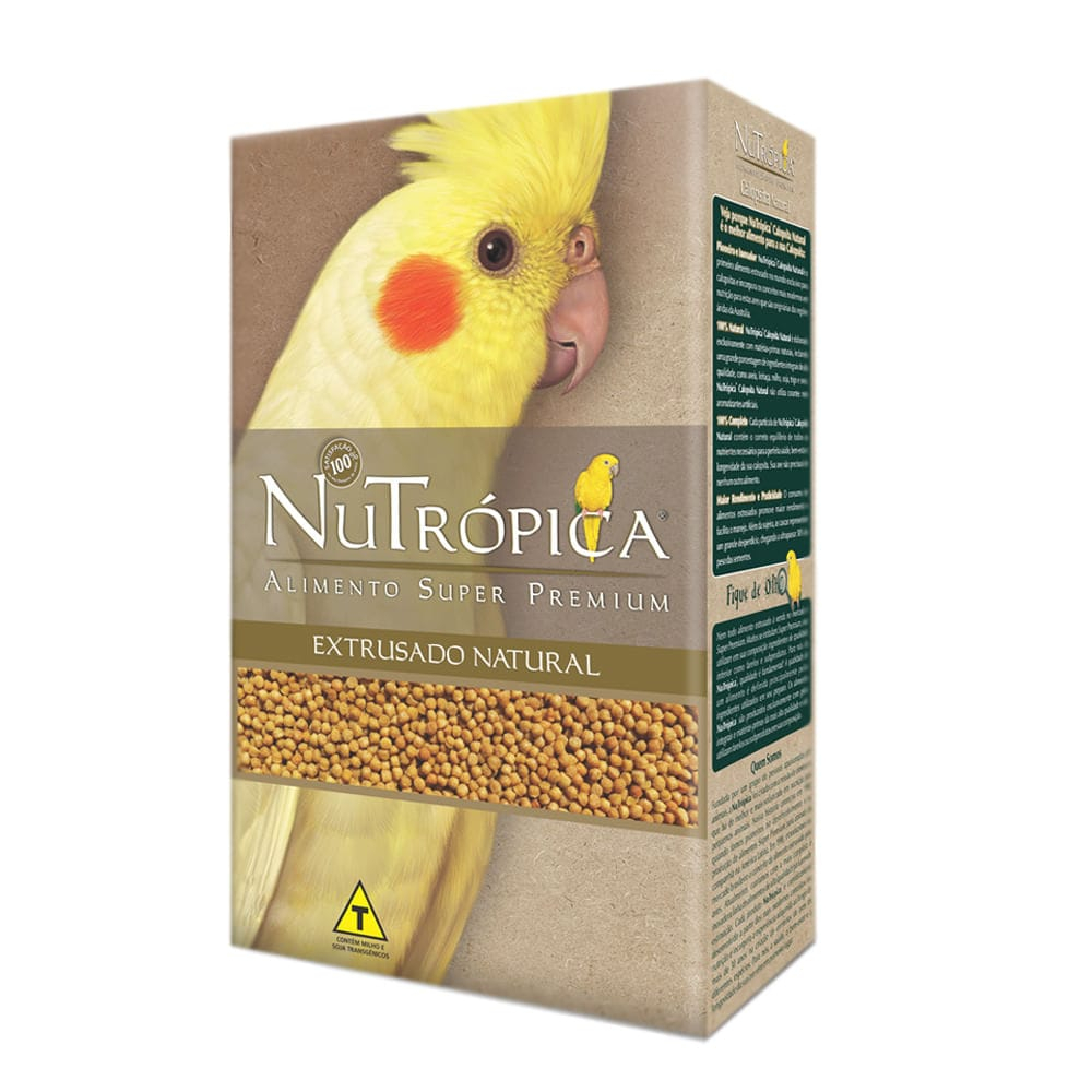 Ração Nutrópica para Calopsitas Natural