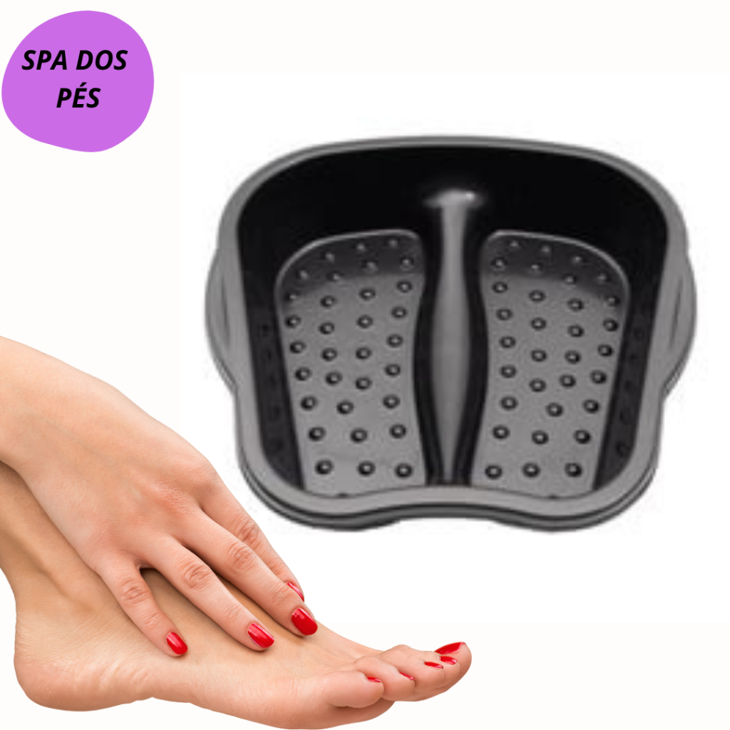 Bacia Para Pés Pedicure Escalda Pés Spa Relaxamento | Shopee Brasil