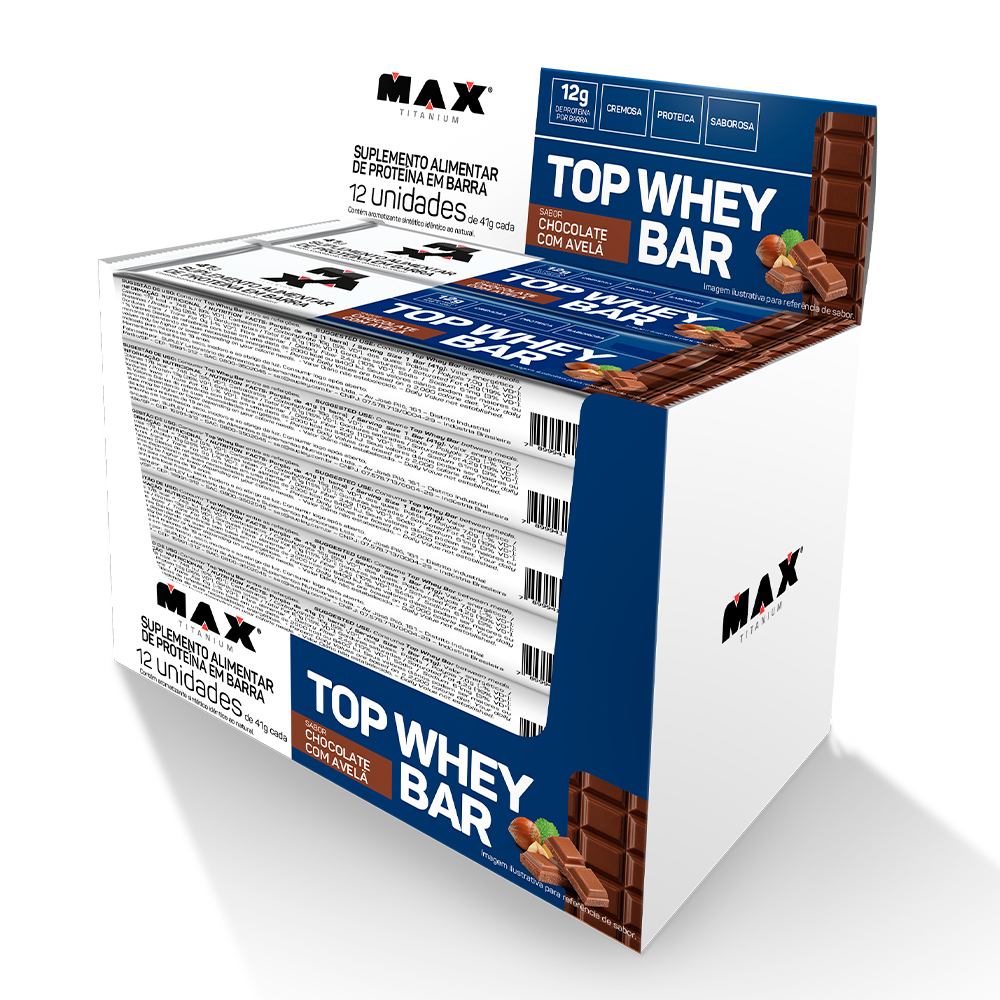 6x Barrinha Proteína Whey Nuts Castanhas Amêndoas Bodyaction