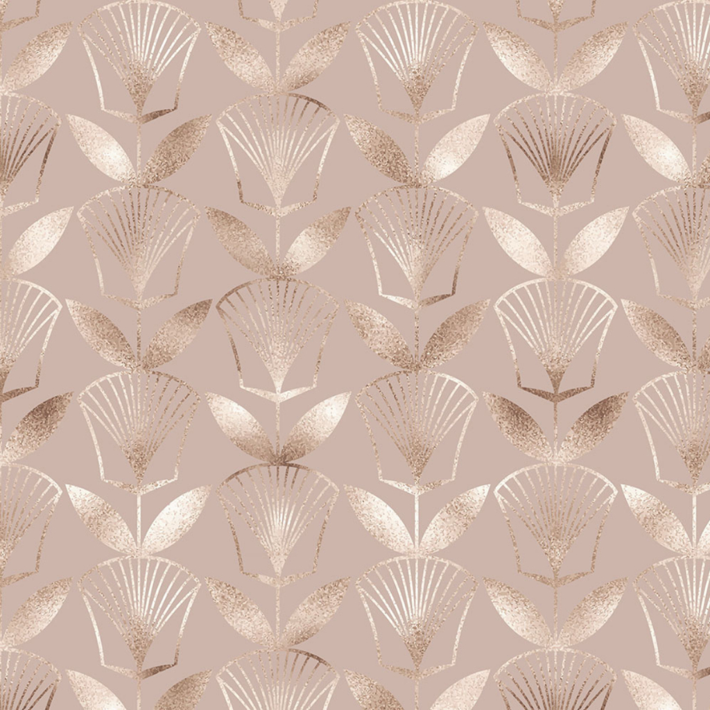 Papel de Parede Adesivo Efeito Floral Rosé 3m