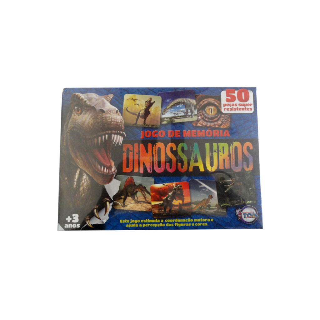 Jogo de Memória Dinossauros - Toia Brinquedos