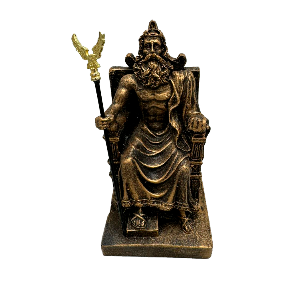 Estatua Deusa Grega Zeus Wiccaa Resina 11,5cm Dr | Shopee Brasil