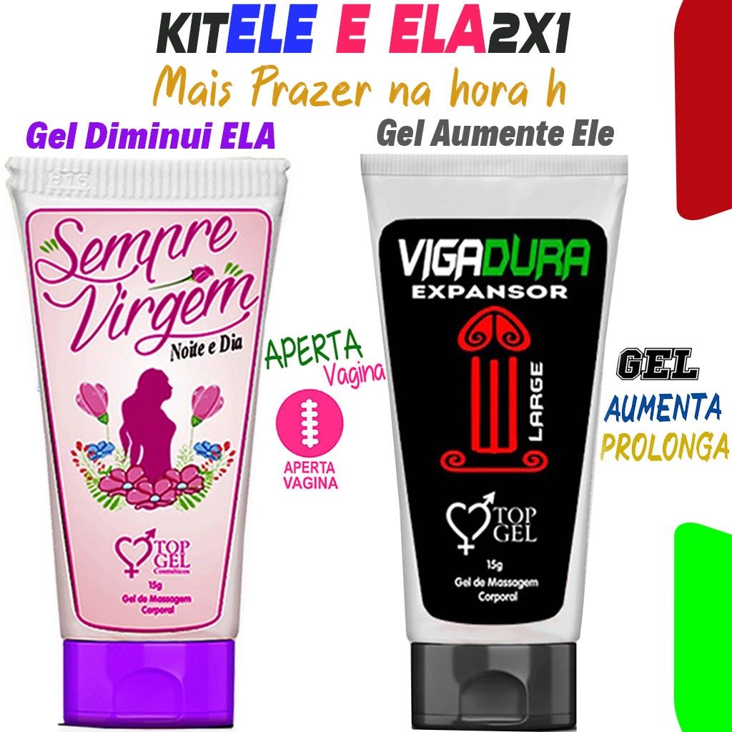 Kit Sex Shop Produtos Eróticos Viga Dura + Sempre Virgem Lubrificante  Intimo Sexy Masculino e Feminino | Shopee Brasil