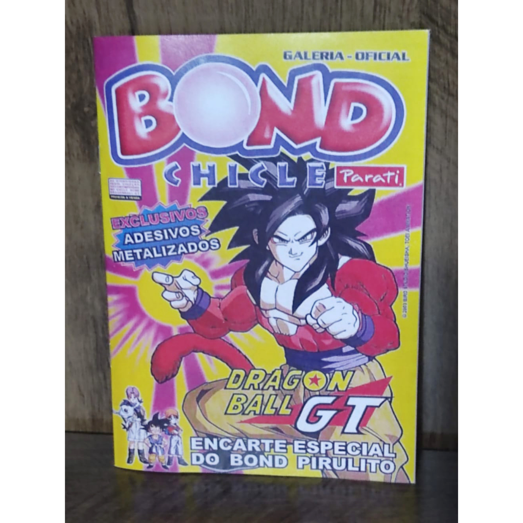 Álbum Dragon Ball GT BOND Completo Livreto Ilustrado DBZ