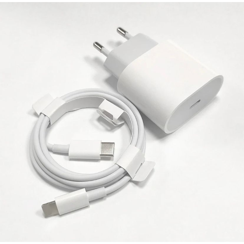 Imagem do produto Cabo + Fonte Compatível iPhone 15 Usb-c 15 Pro 20w Turbo 1