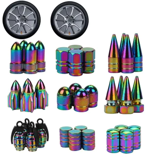 PAR de Biquinho Bico Válvula em formato de DADO carro moto bicicleta automotivo furta cor colorido em Oferta na Shopee