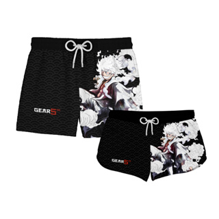 Kit conjunto 2 shorts anime naruto akatsuki nuvem moda verão praia com  bolsos feminino masculino - Preto