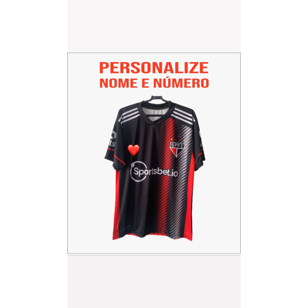 Camisa Adulto São Paulo 2022/2023 Personalizada c/ Nome