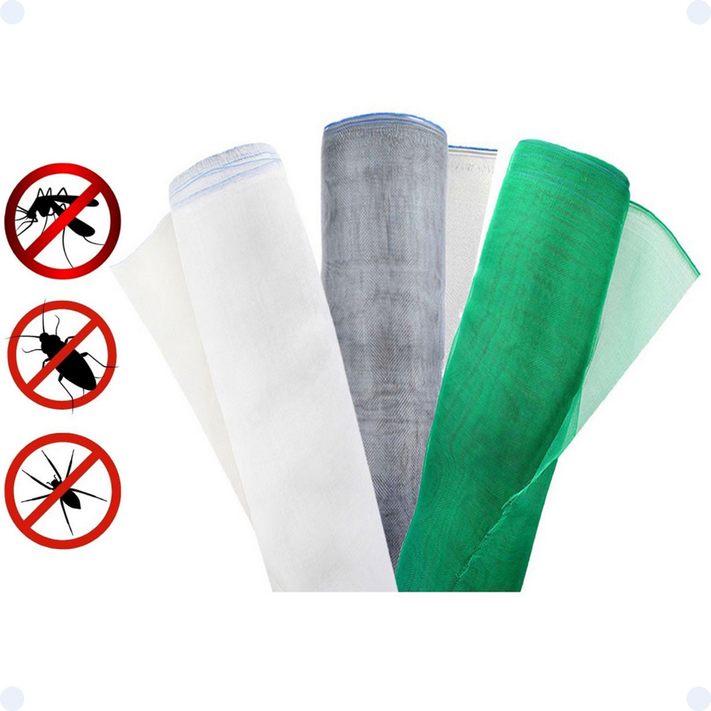 Tela de Mosqueteiro Anti-inseto 5mts 10mts Proteção Portas e Janelas