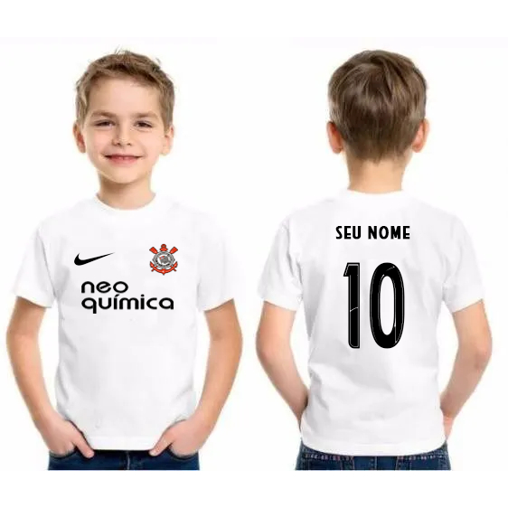 CAMISETA CORINTHIANS PERSONALIZADA COM NOME ENVIO IMEDIATO