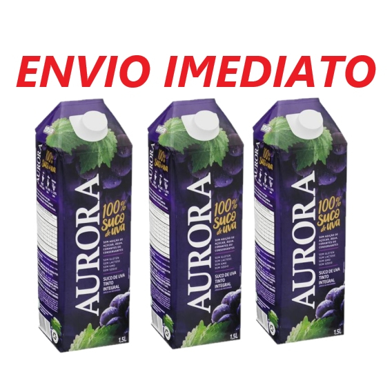 Suco De Uva Aurora Integral Tp 1,5 L Tinto Sucesso de Venda