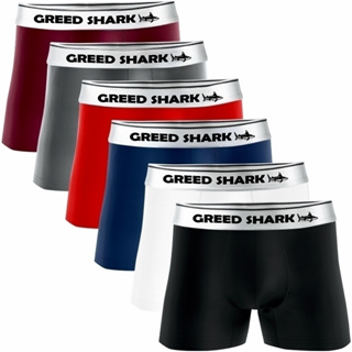 Kit 10 Cuecas Box Microfibra Original Greed Shark