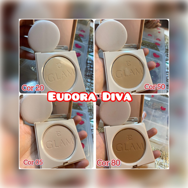 Base Compacta em Pó Glam Vitamina C + B3 FPS 90 | Shopee Brasil