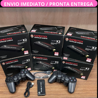 Game Stick GD10 Com 40.000 Jogos / Console Game Stick 4k GD10 64GB Jogos + 2 Controles a Pronta Entrega
