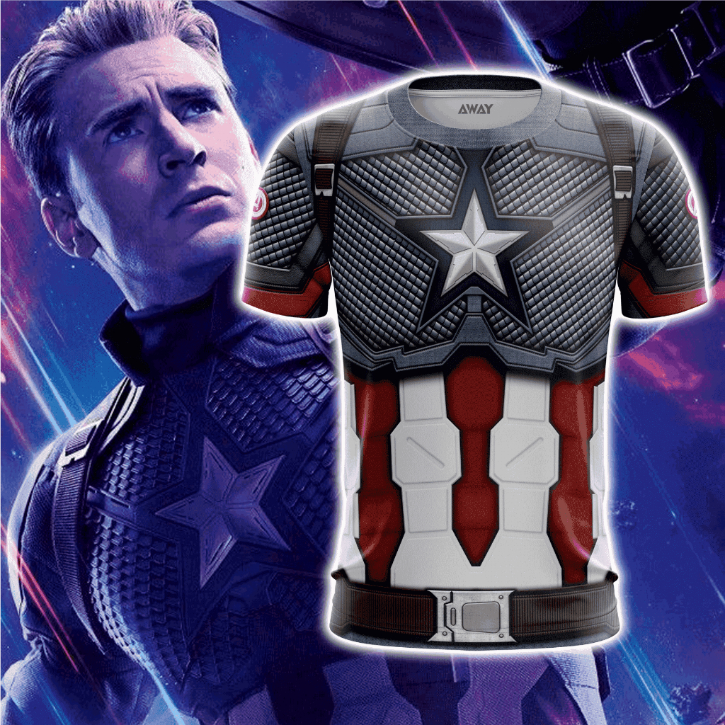 Kit duas camisetas Filme Marvel Capitã Marvel Thanos
