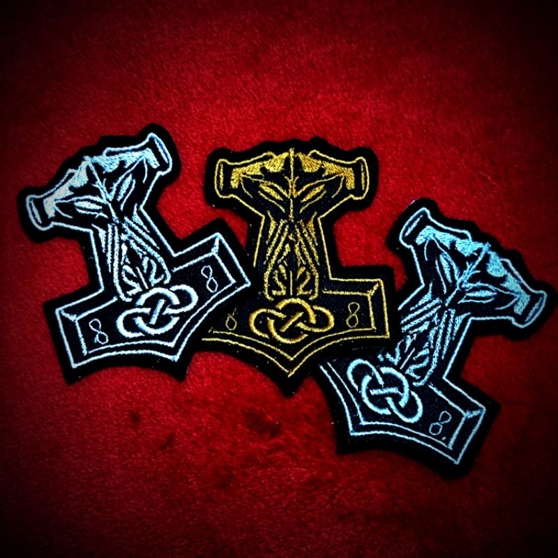 Patch Mjolnir - Mjölnir, Viking, Thor | Shopee Brasil