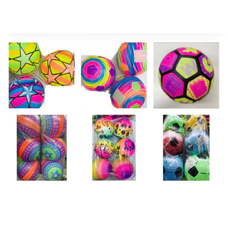 kit 6 peças Bola De Praia Vinil Inflavel Infantil Colorida Plastico Personalizada