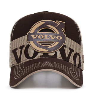 Boné Trucker Volvo Masculino Telinha Aba Curvada Ajustável