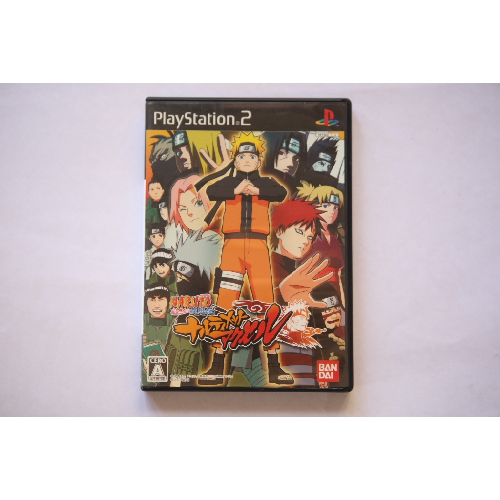 Jogo Ps2 Original Naruto Shippuden Ultimate Ninja 4 Completo