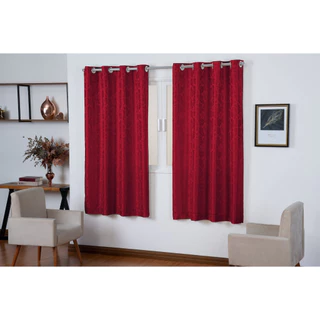 cortina jacquard pra sala e quarto 2,60mts x 1,70mts promoção