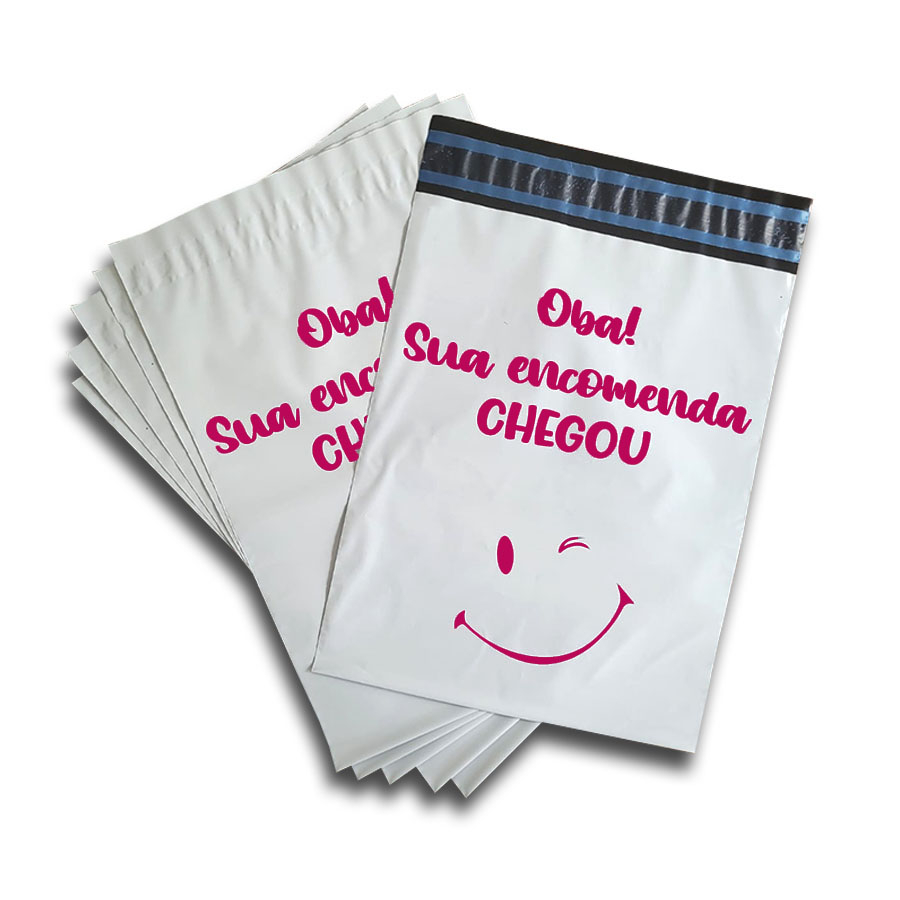 Kit Envelopes de Segurança 26X36 Personalizados Escrita OBA ROSA ...