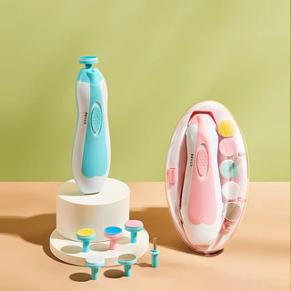 Lixa de Unha Elétrico Aparador Cortador Para Bebê Infantil Com Estojo em Oferta na Shopee