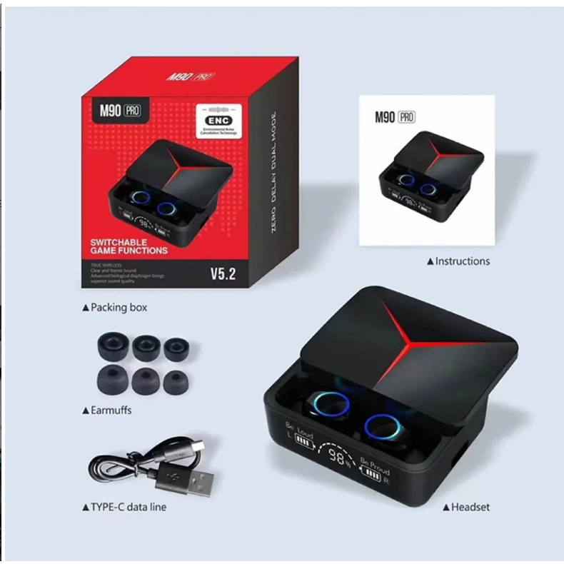Fone Bluetooth MP90 Pro Graves e Agudo Fone Gamer | Shopee Brasil