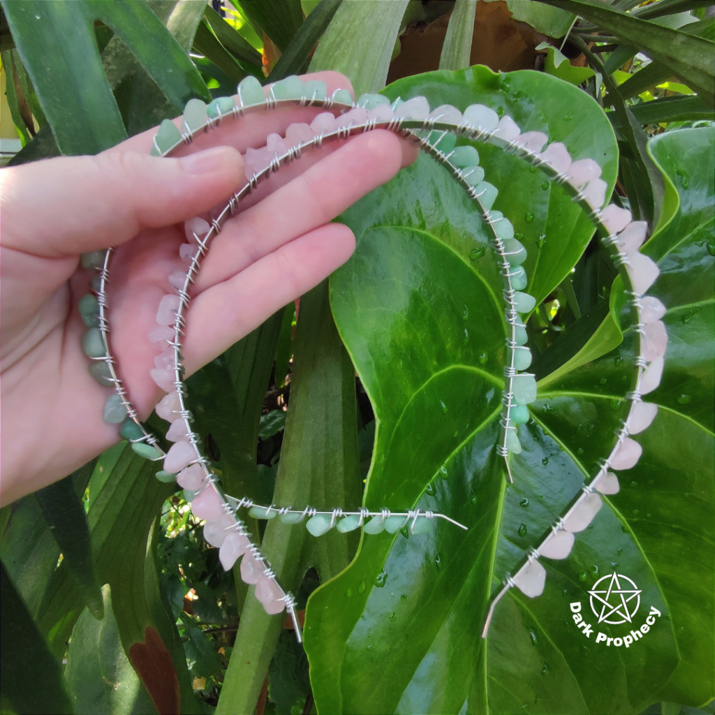 Tiara de Cabelo com Pedras Naturais Shopee Brasil