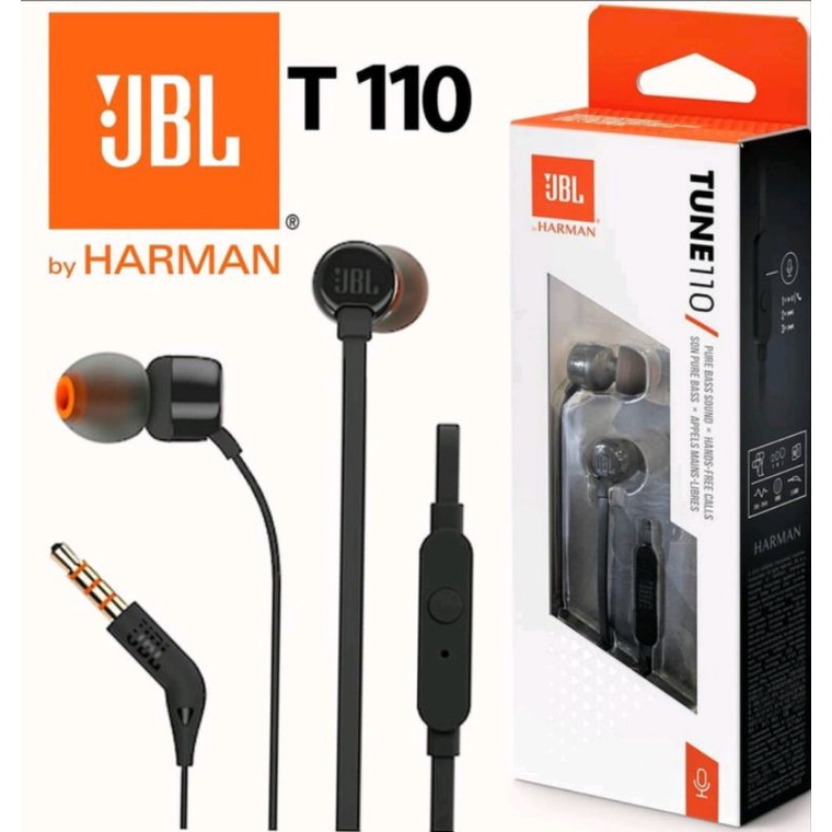 Fone de Ouvido Intra Auricular JBL T110 Original