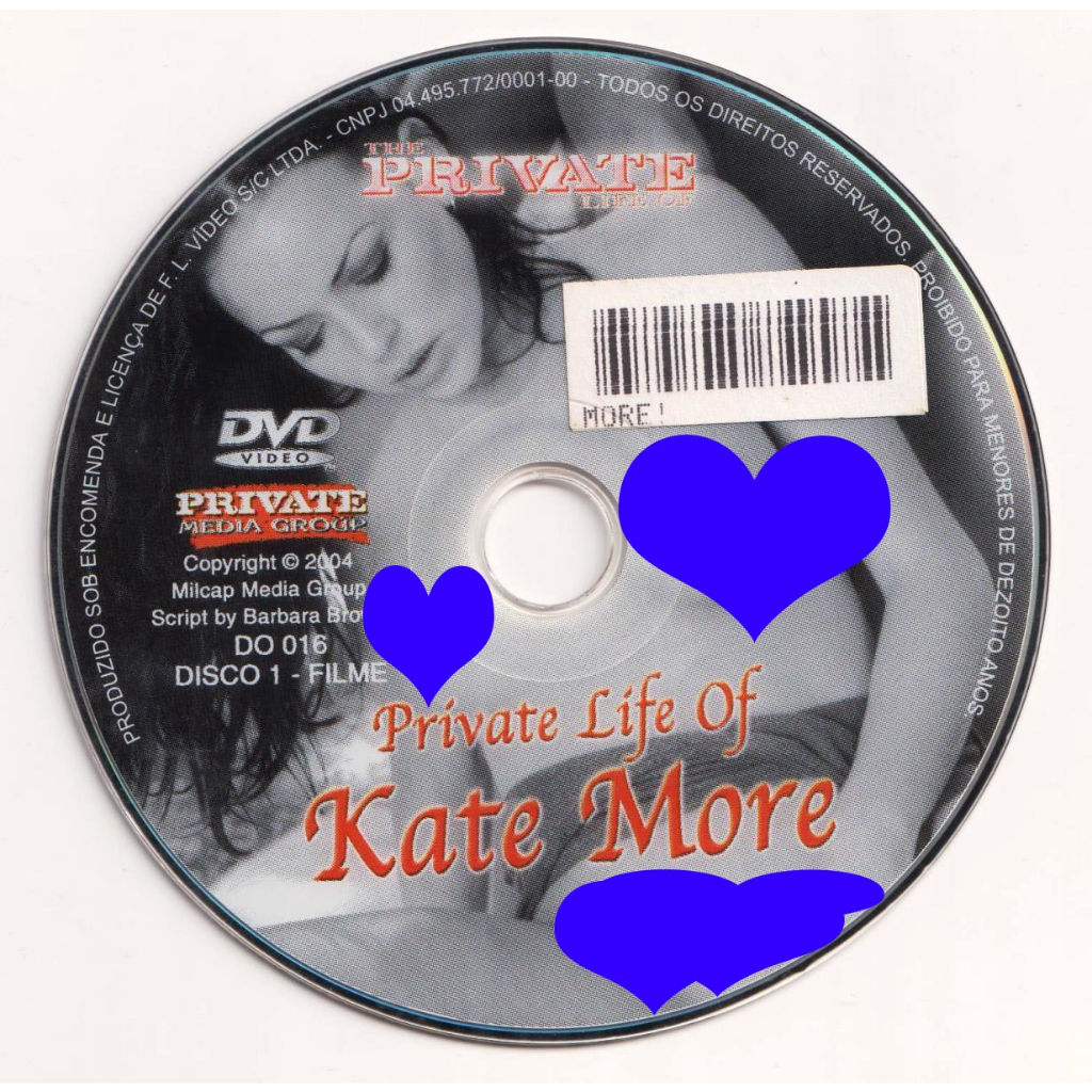 💙Kate More Private Life Of Disco 1 Filme - Internacional porn - Somente o  Disco Dvd Original | Shopee Brasil