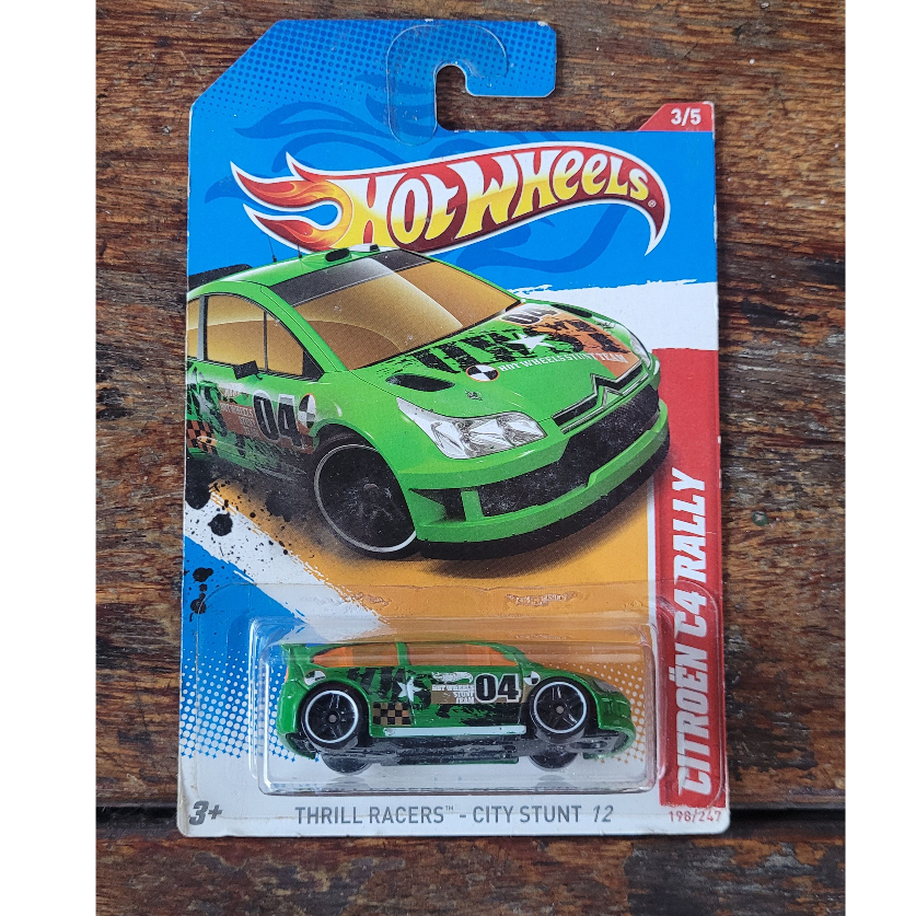 Hot Wheels Citroen C4 Rally Verde City Stunt 2012 Lacrado Main Line 1 64 Shopee Brasil