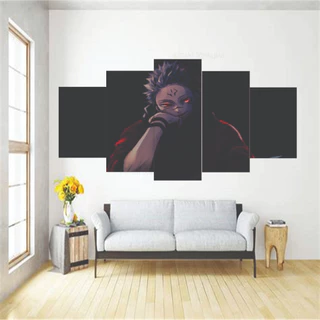 Quadros Decorativos De Jujutsu No Kaisen Sukuna Rei Das Maldiçes