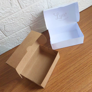 10, 30 ou 50 Caixas Retangulares Embalagem para Presente ou 6 Doces sem Visor Kraft ou Offset 12cm x 8cm x 4cm, pode ser usado para colocar sabonetes, bombons, para dar presentes ou mimos para clientes e muito mais