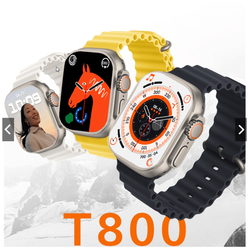 Smartwatch IWO 16 Ultra Watch T800 Série 8 Bluetooth Rastreador De Chamadas Impermeável