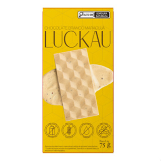 Barra de Chocolate Branco Maracujá SEM GLÚTEN SEM LACTOSE SEM AÇÚCAR - 75g