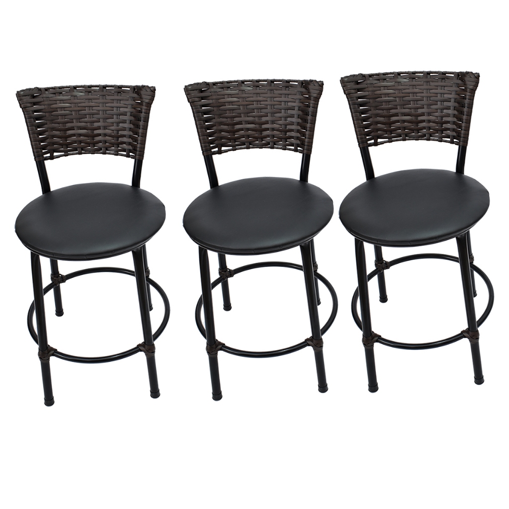 3 BANQUETAS BAIXA COZINHA AMERICANA AREA CASA DECORAÇÃO FIBRA SINTETICA ARGILA