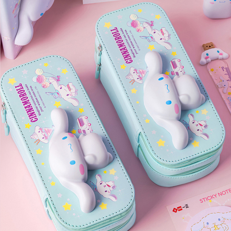 PRONTA ENTREGA - Estojo Escolar Hello Kitty Melody Kuromi Cinnamoroll ...