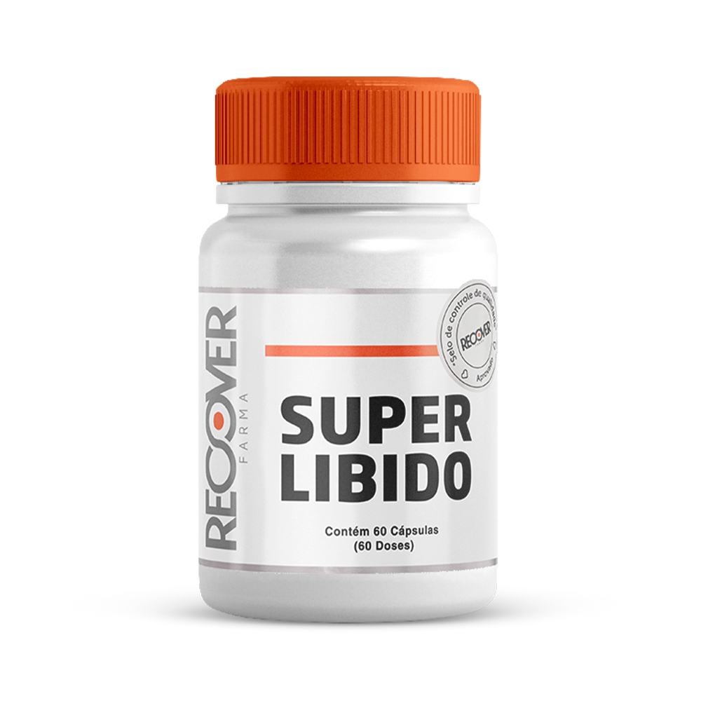 Super Libido 250mg 60 Doses 60 Cápsulas Recover Farma Energia Masculino Feminino