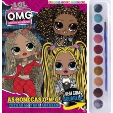 Desenhos para colorir de bonecas OMG Fashion LOL OMG - folhas