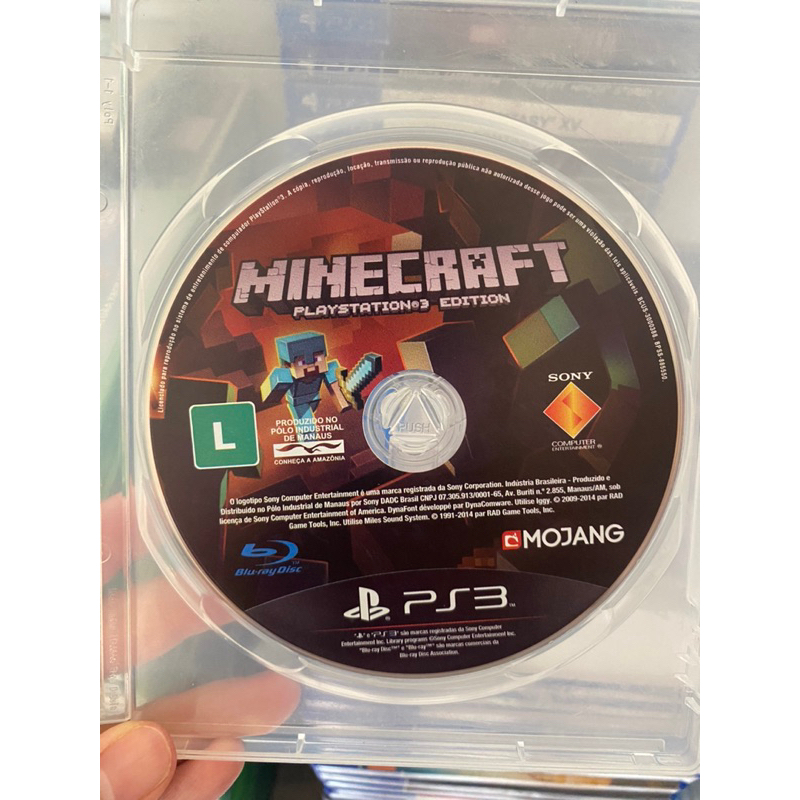 Minecraft -- PlayStation 3 Edition (Sony PlayStation 3, 2014)