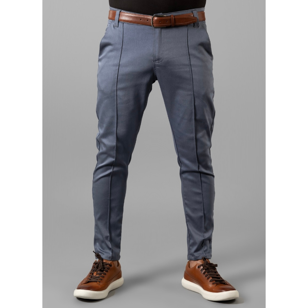 Calça Masculina Esporte Fino Slim Sarja Premium