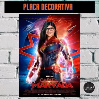 PLACA DECORATIVA - MIA KHALIFA, MDF COM DUPLA FACE, DECORAÇÃO, PRESENTE, ALTA RESOLUÇÃO
