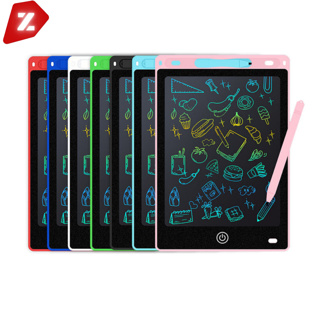 Kit 5 Lousa Mágica Tela Lcd Tablet Infantil De Escrever E Desenhar 8.5 Polegadas