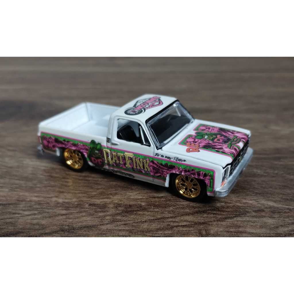 1973 Chevrolet Cheyenne C10 Rat fink Auto World loose Shopee