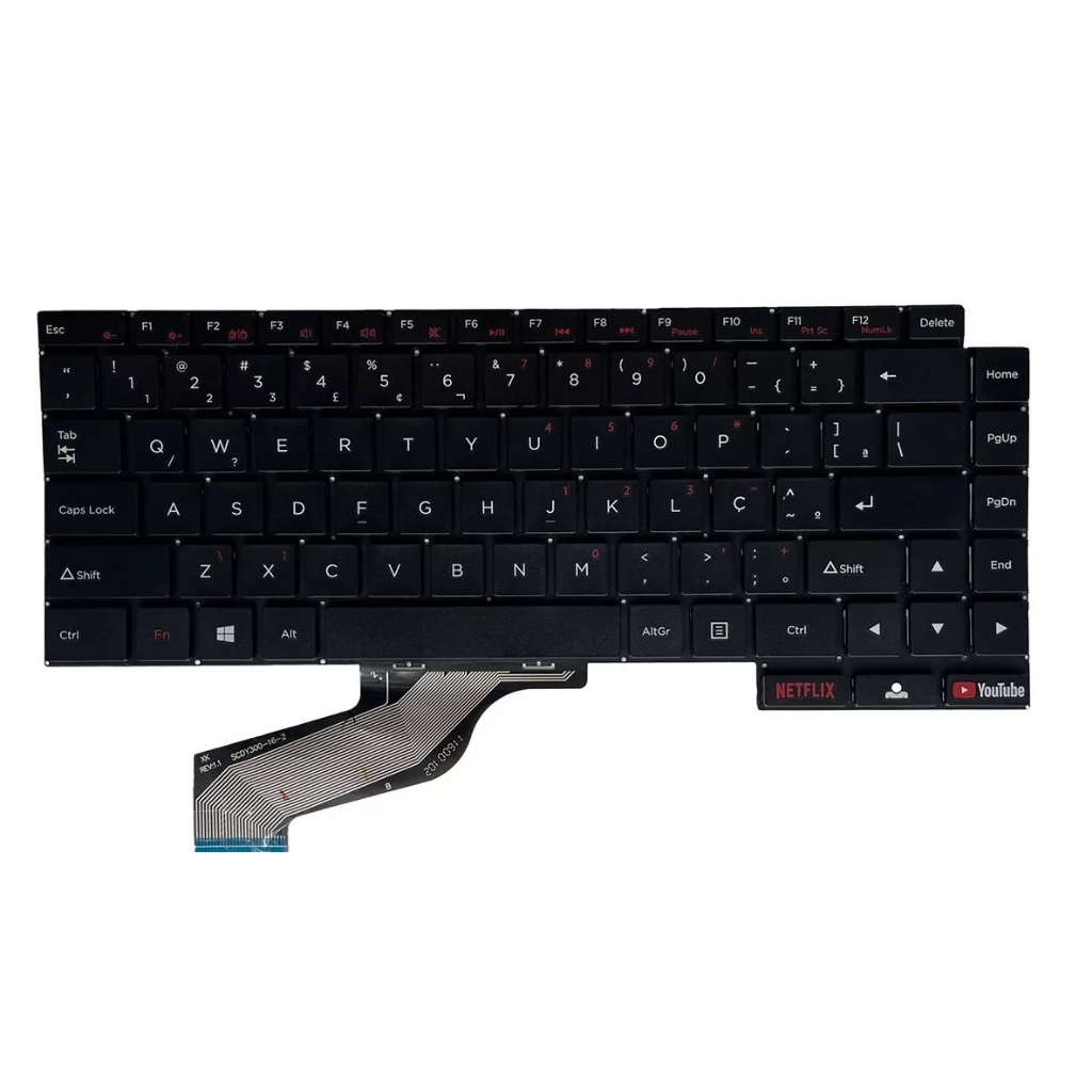 Teclado Para Notebook Positivo Motion Q232b 464B Abnt2