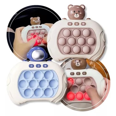 Pop It Mini Gamer Console Som Anti Stress Fidget Toys Push | Shopee Brasil